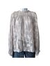 Wilfred Solid Tan Long Sleeve Blouse Size L - photo 1