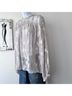 Wilfred Solid Tan Long Sleeve Blouse Size L - photo 5