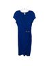 Cache Solid Blue Gold Cocktail Dress Size L - photo 1