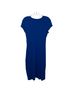 Cache Solid Blue Gold Cocktail Dress Size L - photo 2