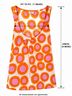 Marimekko 100% Cotton Print Orange Pink Tank Top Size 8 - photo 10