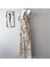 ASOS 100% Polyester Tan White Gold Cocktail Dress Size 8 - photo 13