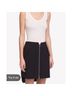 Rag & Bone Black Silver Formal Skirt Size 10 - photo 4
