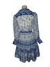 Dalia Macphee Floral Blue White Casual Dress Size S - photo 2