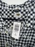Torrid Graphic Checkered-gingham Floral Black White Short Sleeve Button-Down Shirt Size 2X - photo 4