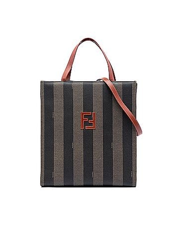 Fendi Pequin Coated Canvas FF Convertible Backpack (view 1)
