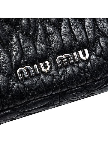 Miu Miu Large Matelasse Nappa Crystal Satchel (view 2)