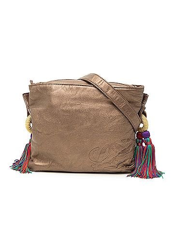 Loewe Nappa Metallic Flamenco Tassel Crossbody (view 1)
