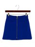 Express Solid Blue Casual Skirt Size 6 - photo 1