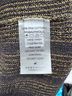 Peruvian Connection 100% Pima Cotton Stripes Black Green Pullover Sweater Size M - photo 7