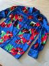 Escada Print Blue Red Long Sleeve T-Shirt Size S - photo 3