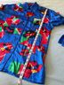Escada Print Blue Red Long Sleeve T-Shirt Size S - photo 8