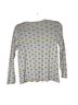 Roberta Roller Rabbit Print White Long Sleeve Henley Size S - photo 2