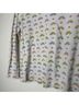 Roberta Roller Rabbit Print White Long Sleeve Henley Size S - photo 5