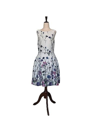 Ivanka Trump scuba crepe popover Casual Dress (view 1)