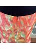 Lela Rose Print Orange Green Cocktail Dress Size 6 - photo 7
