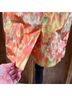 Lela Rose Print Orange Green Cocktail Dress Size 6 - photo 10