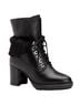 AQUATALIA Black Ankle Boots Size 8 - photo 2