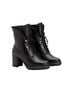 AQUATALIA Black Ankle Boots Size 8 - photo 1