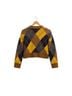 RE/DONE Argyle Brown Blue Yellow Cardigan Size M - photo 9