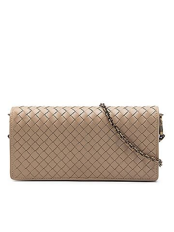 Bottega Veneta Nappa Intrecciato Wallet On Chain (view 1)