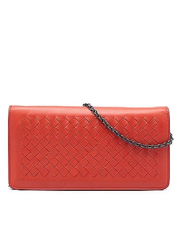 Bottega Veneta Nappa Intrecciato Continental Wallet on Chain (view 1)