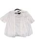 Simply Styled Polka Dots White Short Sleeve Button-Down Shirt Size XL - photo 1
