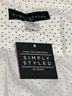 Simply Styled Polka Dots White Short Sleeve Button-Down Shirt Size XL - photo 3