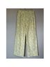 Yllw 100% Linen Floral Yellow Casual Pants Size M - photo 5