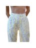 Yllw 100% Linen Floral Yellow Casual Pants Size M - photo 2
