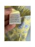 Yllw 100% Linen Floral Yellow Casual Pants Size M - photo 10