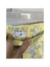 Yllw 100% Linen Floral Yellow Casual Pants Size M - photo 9