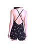 Free People 100% Rayon Floral Multi Color Romper Size 0 - photo 2