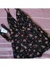 Free People 100% Rayon Floral Multi Color Romper Size 0 - photo 9