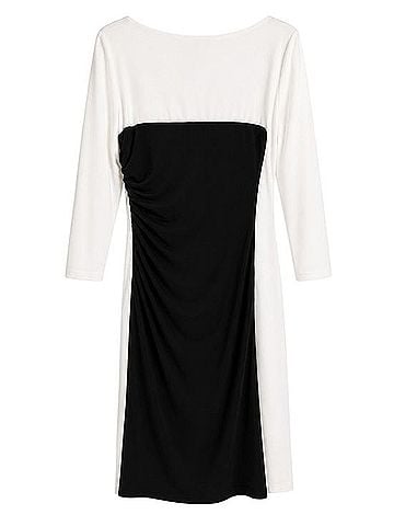 Ralph Lauren Colorblock Ruched Sheath Dress Cocktail Dress (view 2)