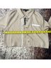 Tulléa 100% Polyester Tan Short Sleeve Button-Down Shirt Size M - photo 4