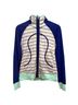 Lululemon Athletica 100% Polyester 86% Recycled Polyester 14% Spandex 87% Nylon 9% Spandex 86% Polyester 14% Spandex Stripes Blue Purple White Green Jacket Size 8 - photo 3