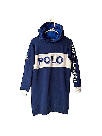 Polo by Ralph Lauren Hoodie Dress Casual Dress (view 1)