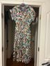 Entro 100% Poly Floral Ivory Multi Color Casual Dress Size S - photo 5