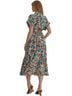 Entro 100% Poly Floral Ivory Multi Color Casual Dress Size S - photo 2