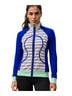 Lululemon Athletica 100% Polyester 86% Recycled Polyester 14% Spandex 87% Nylon 9% Spandex 86% Polyester 14% Spandex Stripes Blue Purple White Green Jacket Size 8 - photo 1
