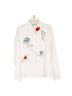 Susan Bristol 100% Polyester White Long Sleeve Button-Down Shirt Size 6 - photo 1