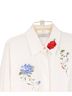 Susan Bristol 100% Polyester White Long Sleeve Button-Down Shirt Size 6 - photo 3