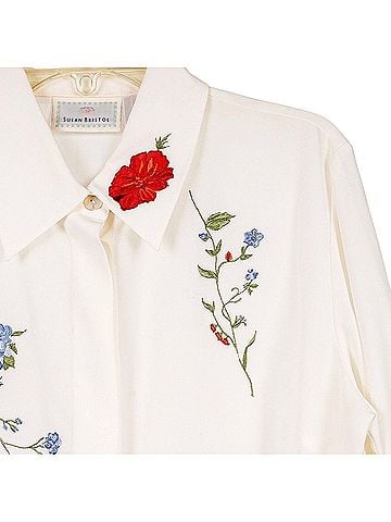Susan Bristol Long Sleeve Button-Down Shirt (view 2)