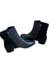 AQUATALIA 100% Leather Solid Black Ankle Boots Size 9 1/2 - photo 11