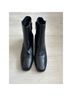 AQUATALIA 100% Leather Solid Black Ankle Boots Size 9 1/2 - photo 6
