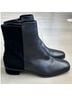 AQUATALIA 100% Leather Solid Black Ankle Boots Size 9 1/2 - photo 3