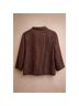 Eileen Fisher 90% Silk 100% Silk Red Brown Jacket Size L - photo 4