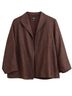 Eileen Fisher 90% Silk 100% Silk Red Brown Jacket Size L - photo 1