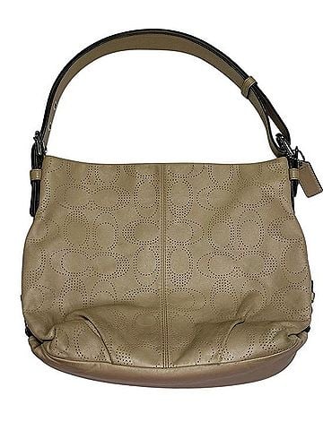 Coach Perforated Signature Leather Hobo Shoulder Bag Shoulder Bag (view 2)